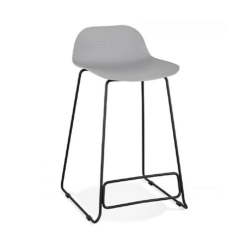 Kokoon Design Tabouret de bar design SLADE MINI GREY 49x53x85 cm