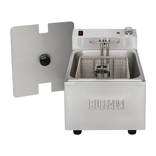 Friteuse Professionnelle à Poser avec Couvercle - 5 L - 2,8 kW - Buffalo