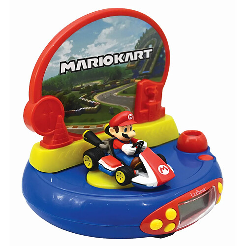 Lexibook Réveil Projecteur Nintendo Mario Kart en 3D