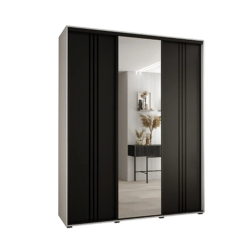 Abiks Meble Armoire DAVOS 7 À Portes Coulissantes 235,2/190/45 3 Portes