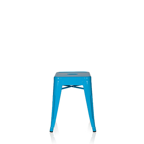 Tabouret VANTAGGIO métallique bleu clair hjh OFFICE