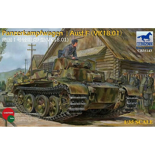 Bronco Models Maquette Char Panzerkampfwagen I Ausf.f (vk18.01)