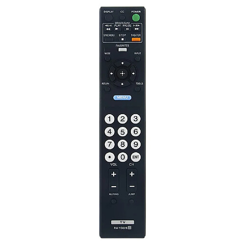 GUPBOO Télécommande TV RM-YD028 pour SN HD TV