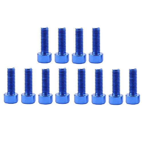 12pcs Support De Cage De Bouteille D'eau De Vélo Léger Boulons Vis Vélo Durable