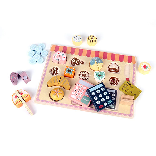 Mobili Rebecca Jeu Set de Boulangerie pour Enfants Rebecca Mobili Myrcia À partir de 3 ans Bois Multicolore