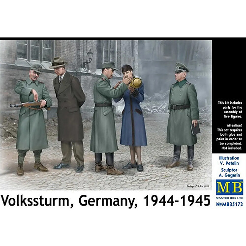 Master Box Figurines pour maquette : Volkssturm Germany 1944-1945