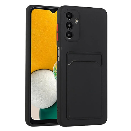 Coque en TPU antichoc avec porte-carte noir pour votre Samsung Galaxy A13 5G