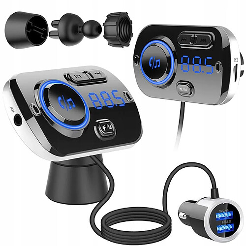 GUPBOO Transmetteur Bluetooth FM USB multifonctionnel,JL245