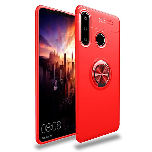 Coque en TPU avec béquille rouge pour votre Huawei Y7p