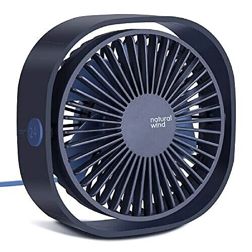 Mini Ventilateur de Bureau USB amélioré 2020, Ventilateur Portable avec Vent Fort à 3 Vitesses et Mini Ventilateur de Table Rotatif et Silencieux à 360 degrés pour dormir avec bébé, Lire, Travailler fr