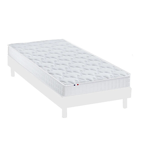 Idliterie Ensemble Matelas accueil mémoire de forme AZUR Sommier en Kit