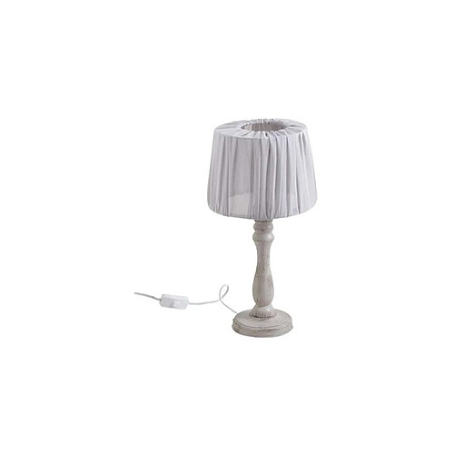 Aubry Gaspard Lampe de chevet en bois Gris clair.