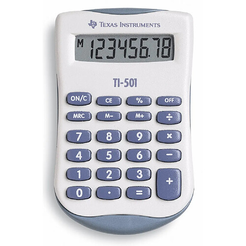 Texas Instruments TI-501 - Blanc Calculatrice de poche