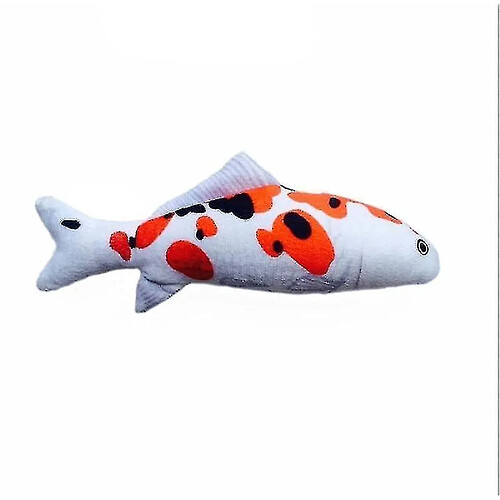 Universal Forme de poisson drôle Soft Pluxé - jouet interactif en peluche de simulation (trois couleurs carpe - 16 cm)