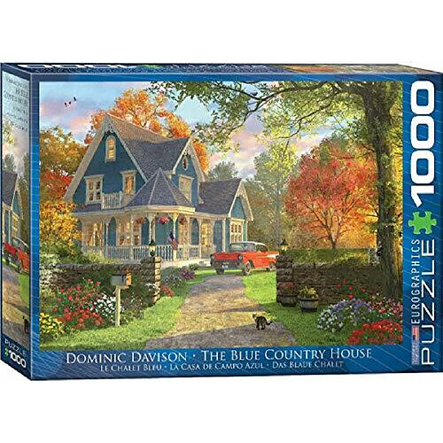 Eurographics La maison de campagne bleue par Dominic Davison Puzzle 1000 piAces