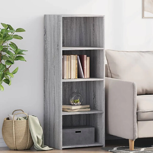 vidaXL Buffet haut sonoma gris 45x41x124 cm bois d'ingénierie