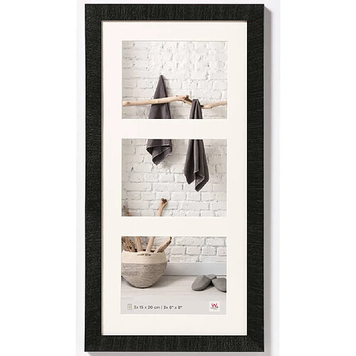 Walther Design Cadre photo Home 3x15x20 cm Noir