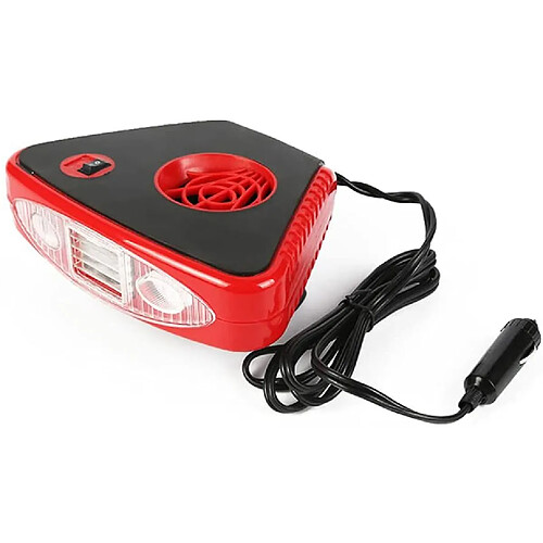 Vendos85 Chauffage de Voiture 12V 150W rouge noir