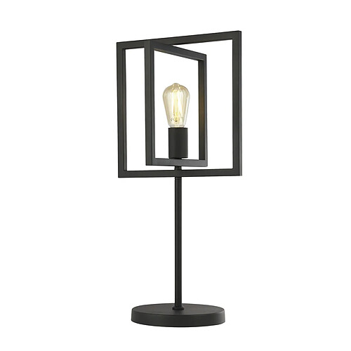 Searchlight Lampe de table ajustable, noir mat