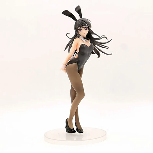 Universal 24 cm anime hooligan pas de rêves lapin fille Sakurajima soeur fille sexy anime figurine pvc action image numérique(Coloré)