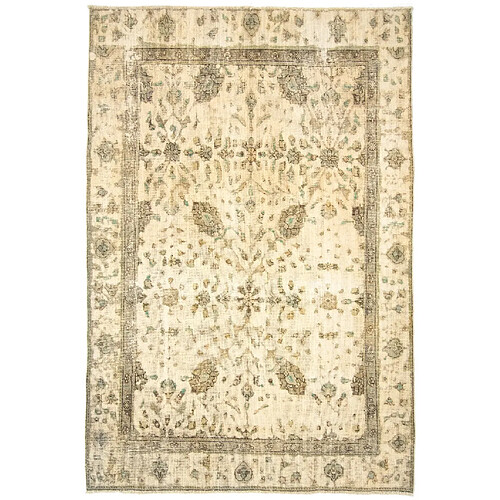 Vidal Tapis de laine 278x188 vert Vintage Royal