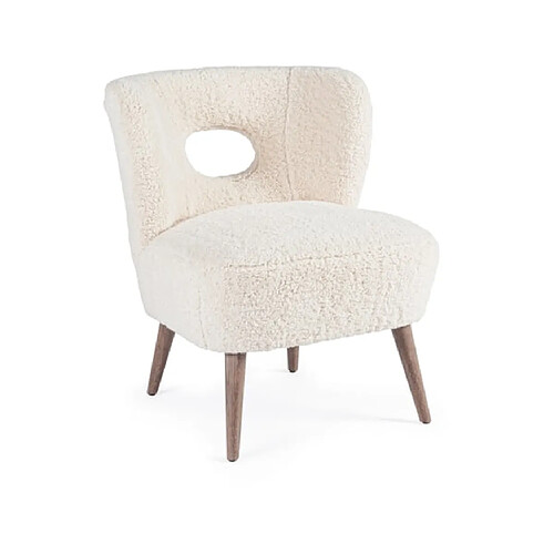 Bizzotto Fauteuil Cortina effet laine