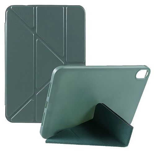 Etui en PU avec support vert pour votre Apple iPad mini (2021)