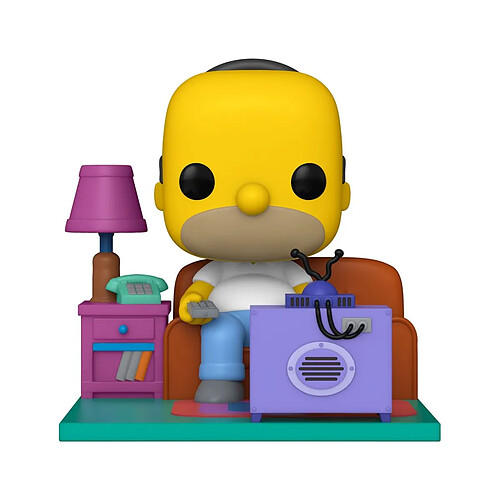 Funko Simpsons - Figurine POP! Homer regardant la TV 18 cm