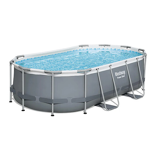 Piscine tubulaire Power Steel ovale 4,27 x 2,50 x 1,00 m - Bestway