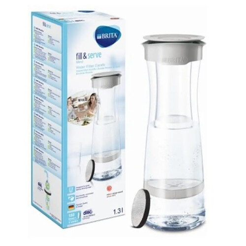 Carafe filtrante 1.3l avec filtre microdisc - 1031311 - BRITA