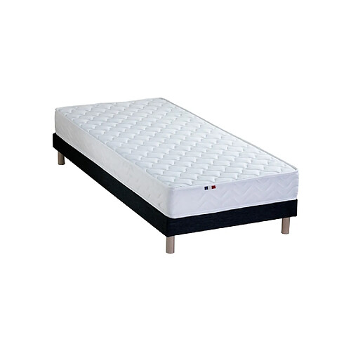 Idliterie Ensemble Matelas Ressorts Fermes biconiques SPECTRE + Sommier Made in France