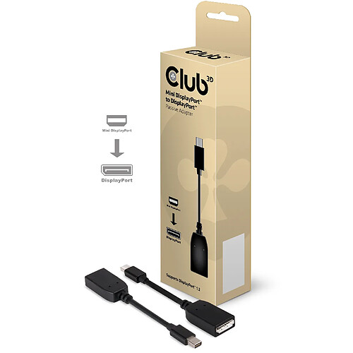 Club 3D CLUB3D Mini DisplayPort to DisplayPort 1.2 Adapter Cable