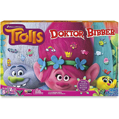 Disney Hasbro Jeux b9180100 Trolls Dr. Bibber, préscolaire Jeu