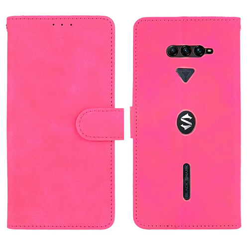 Etui en PU Toucher la peau avec support rose pour votre Xiaomi Black Shark 4/Black Shark 4 Pro