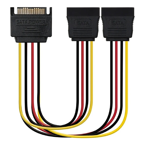 Câble d'alimentation Sata Nanocable - SATA Machão > 2X