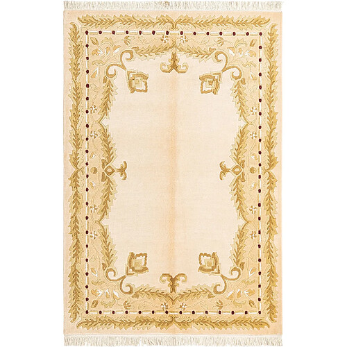 Vidal Tapis de laine 183x124 brun Darya