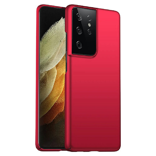 Coque en TPU antichoc, anti-poussière pour votre Samsung Galaxy S21 Ultra 5G - rouge