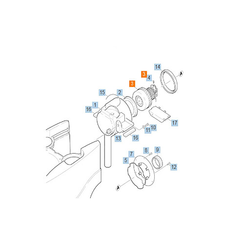 KÄRCHER MOTEUR TURBINE D ASPIRATION 230V REP 3