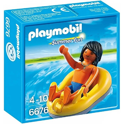 Playmobil® Playmobil 6676 - Summer fun : Vacancier et bouée de rafting