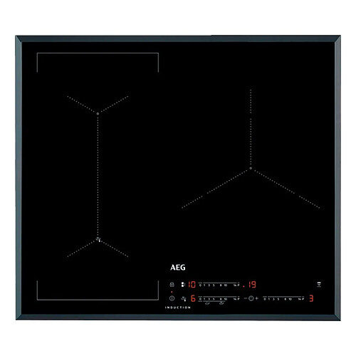 Plaque à Induction Aeg IAE6344SFB Noir (3 Zones de cuisson) 60 cm