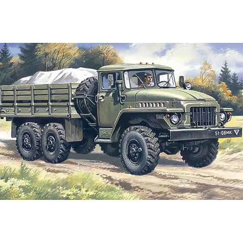 URAL-375 D Militär LkW - 1:72e - ICM