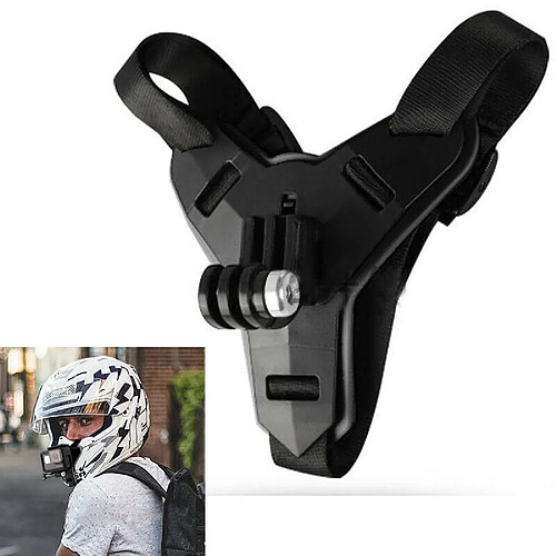 Support De Fixation De Menton De Casque En Plastique Pour Caméra De Sport GoPro Hero 8/7/6/5 Noir