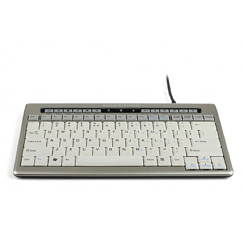 BakkerElkhuizen S-board 840 USB QWERTY Anglais Gris