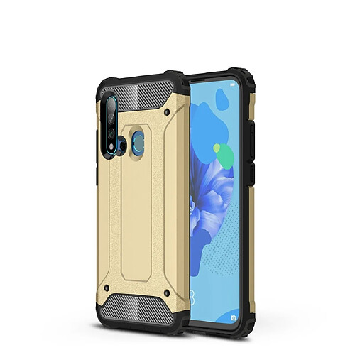 Wewoo Coque TPU + PC pour Huawei Nova 5i / P20 Lite 2019 Or