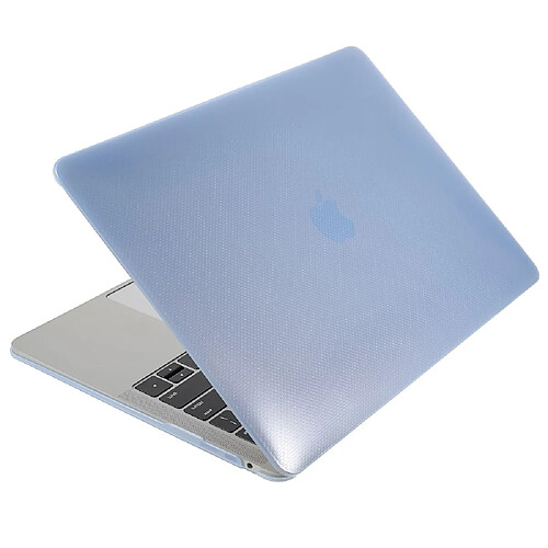 Coque en TPU motif à pois bleu clair pour votre MacBook Air 13.3-pouces (A1369/A1466)