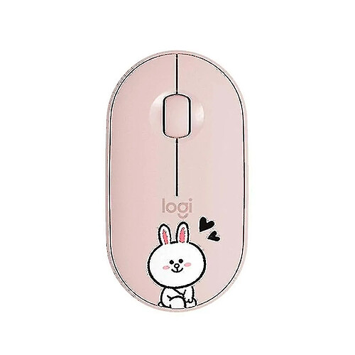 Universal Souris sans fil Bluetooth Slim Liptop (rose)