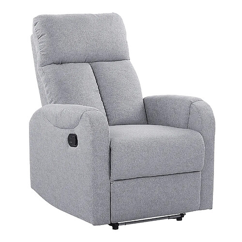 Beliani Fauteuil SOMERO Tissu Gris