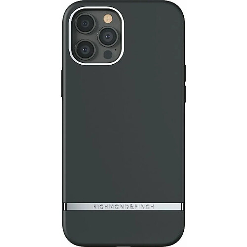 Richmond & Finch Compatible avec iPhone 12 Pro Max Coque de Téléphone Conçu, 6.7 Pouces, Noir Coque, étuis Testés Contre Les Chutes, Bords Surélevés Antichoc, Housse De Protection