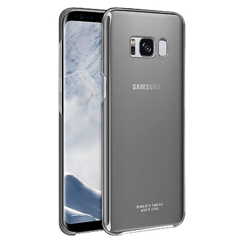 Coque d'origine Samsung Clear Cover pour Galaxy S8 - Noir translucide