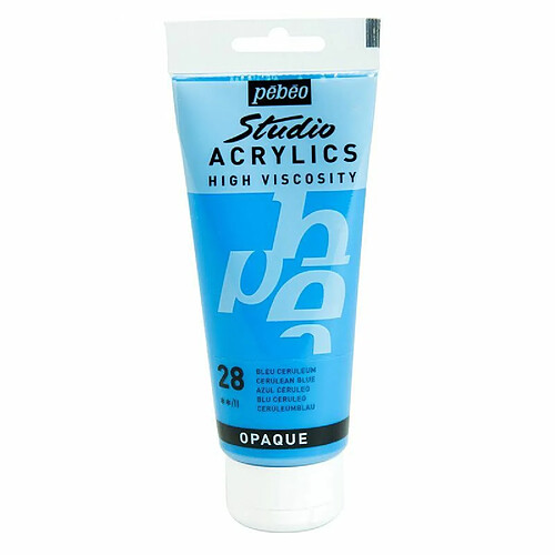 Pebeo Peinture acrylique opaque - Bleu céruléum - 100 ml